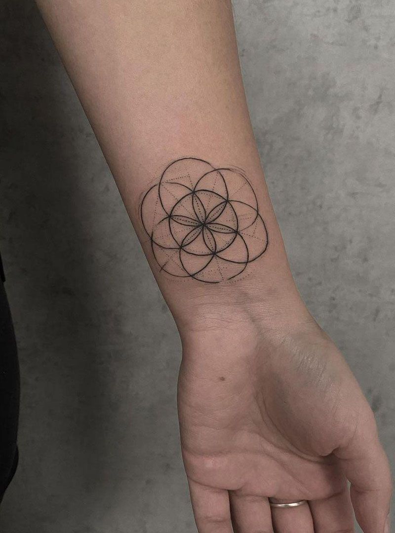 30 Pretty Seed of life Tattoos Bring You Good Luck