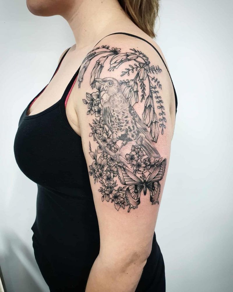 30 Pretty Tui Tattoos You Will Love