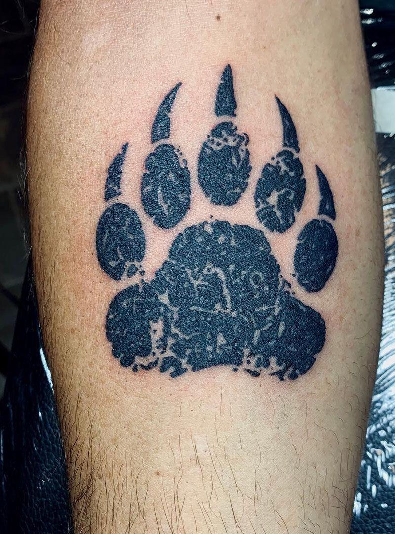 30 Pretty Bear Paw Tattoos You Must Try