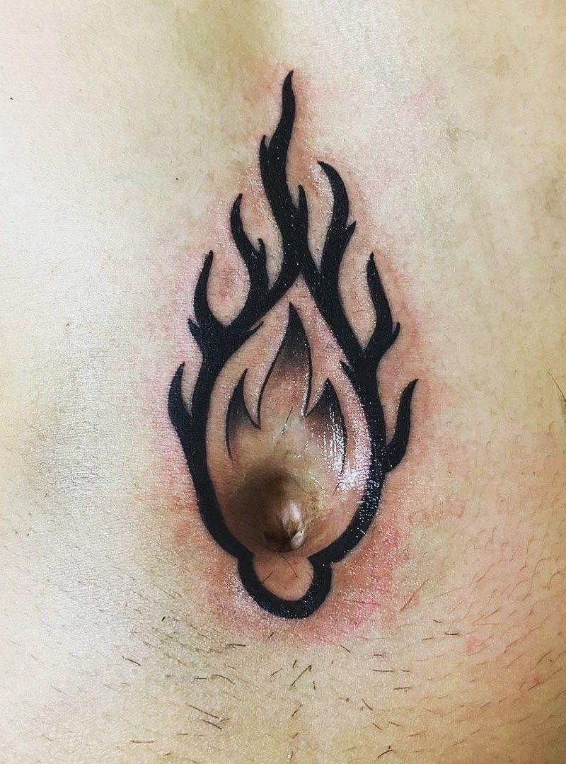 30 Pretty Belly Button Tattoos Make You Attractive