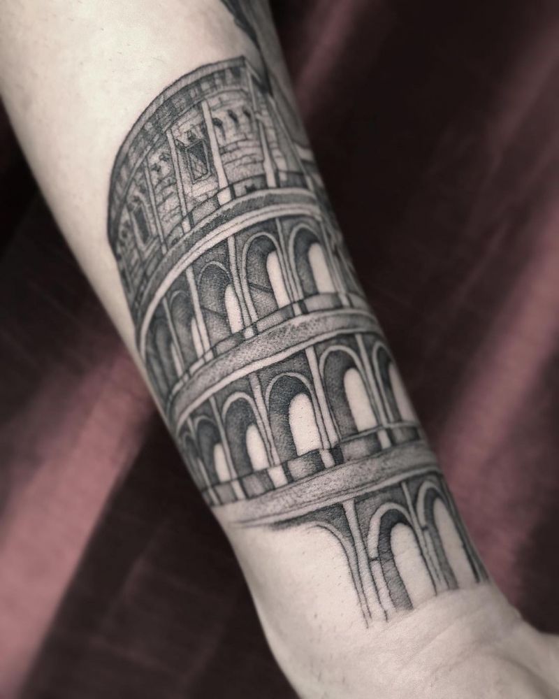 30 Pretty Colosseum Tattoos You Will Love