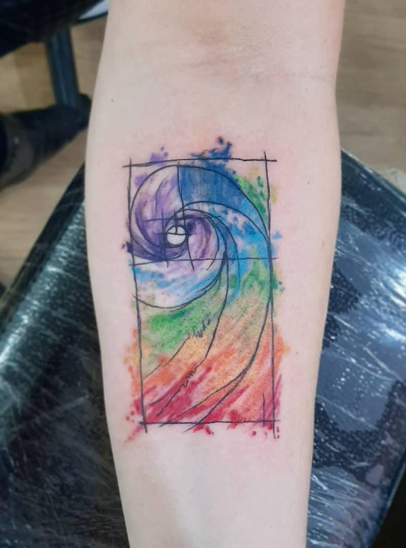 30 Pretty Fibonacci Tattoos You Will Love