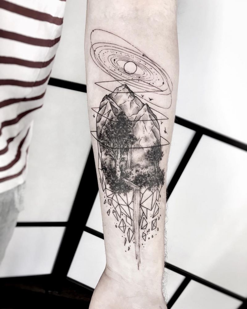 30 Pretty Milky Way Tattoos Make You Attractive