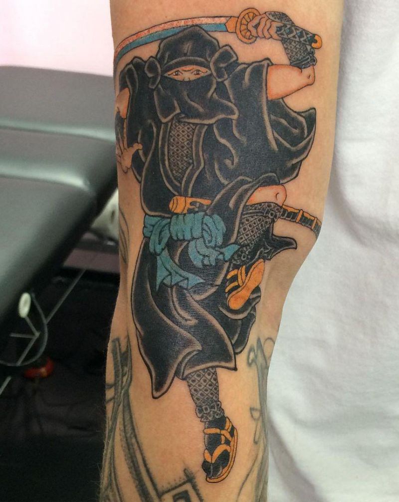 30 Pretty Ninja Tattoos Increase Your Sense of Mystery