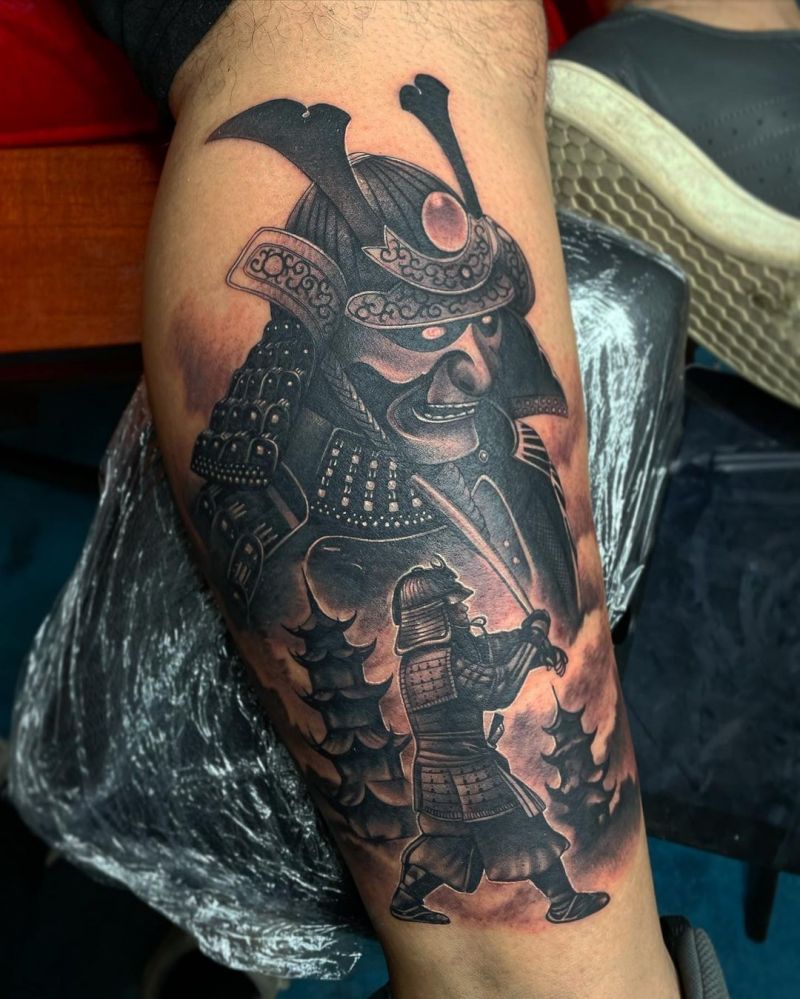 30 Fierce Samurai Tattoos Make You Brave