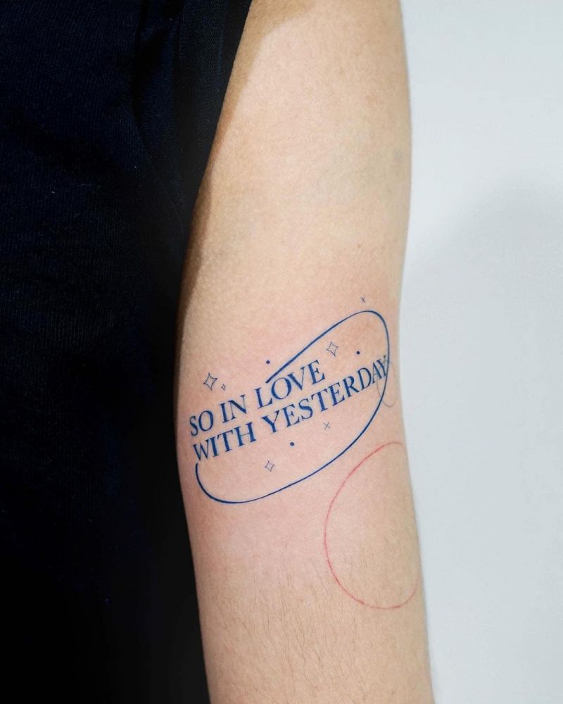 30 Pretty Text Tattoos to Inspire You