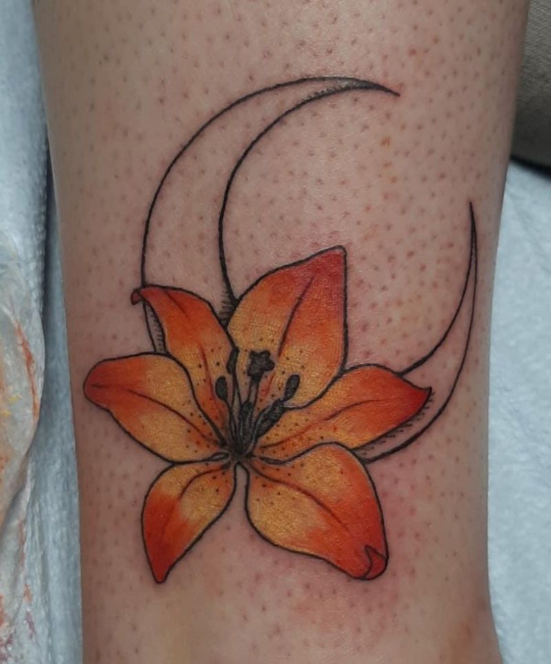 30 Pretty Tiger Lily Tattoos to Inspire You