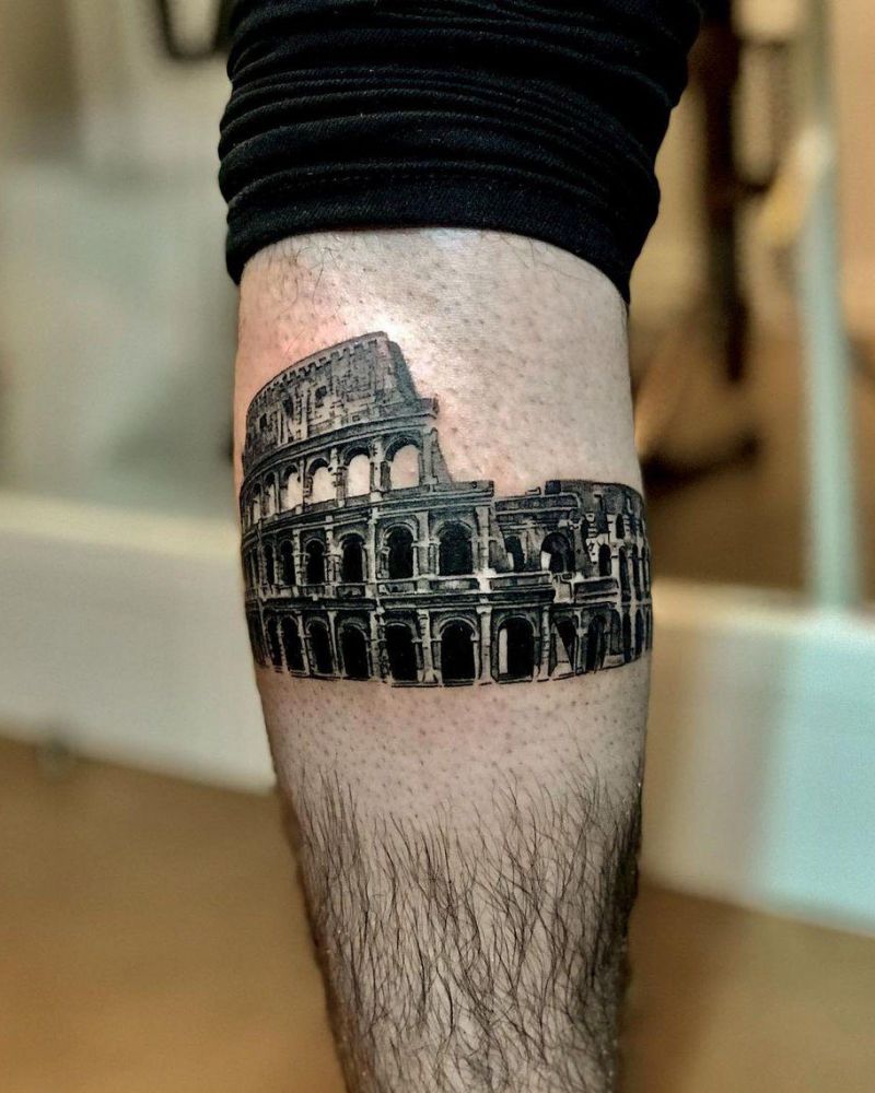 30 Pretty Colosseum Tattoos You Will Love