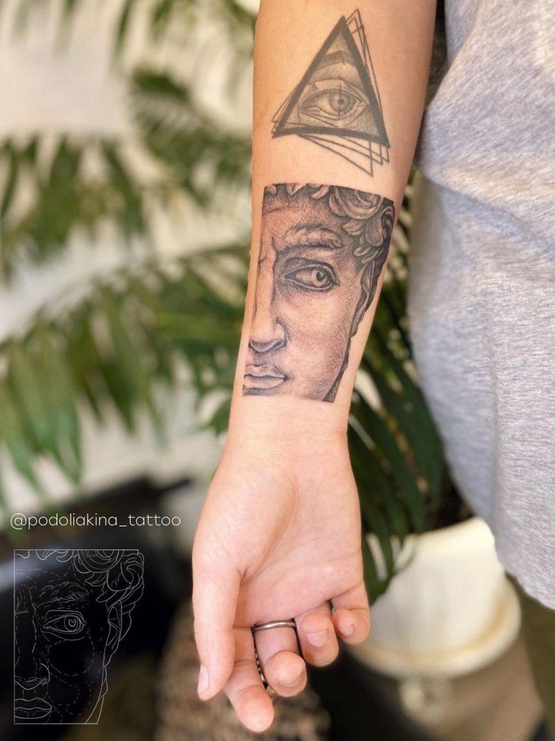 30 Pretty David Tattoos to Inspire You