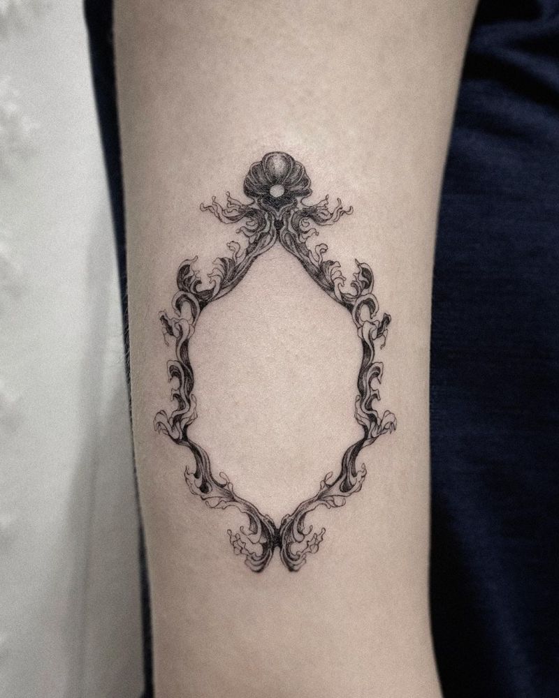 30 Pretty Frame Tattoos to Inspire You