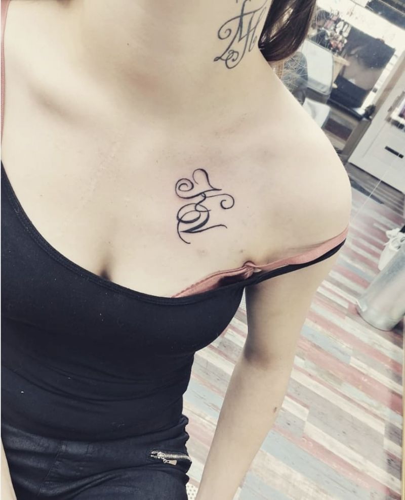 30 Pretty Initial Tattoos You Will Love