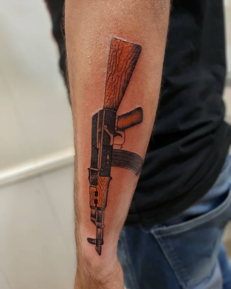 30 Perfect Ak47 Tattoos You Will Love