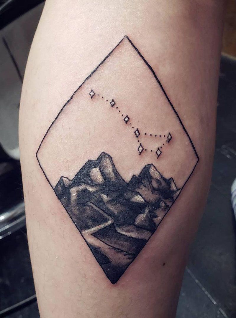 30 Pretty Big Dipper Tattoos Bring You Good Luck