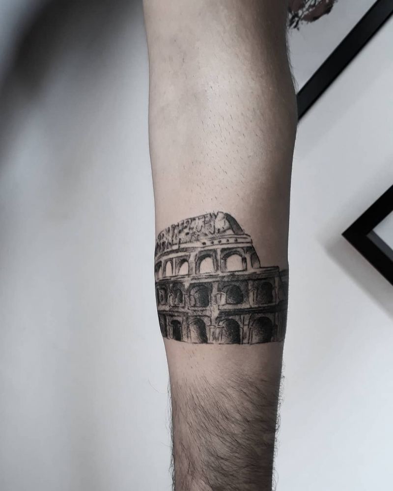 30 Pretty Colosseum Tattoos You Will Love