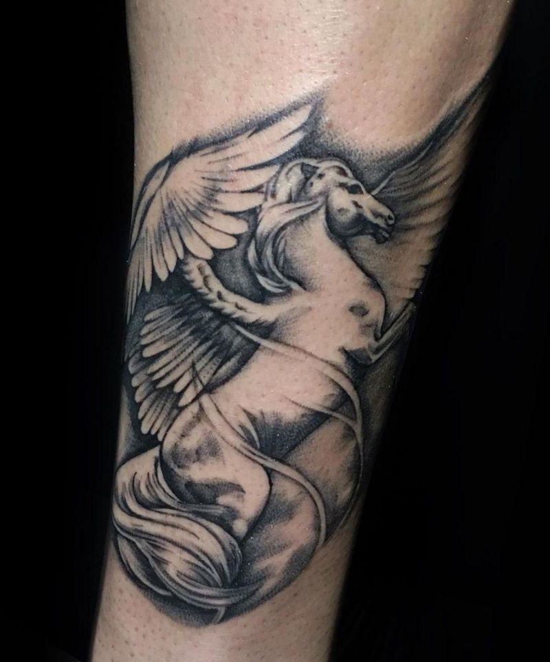 30 Pretty Pegasus Tattoos You Must Try