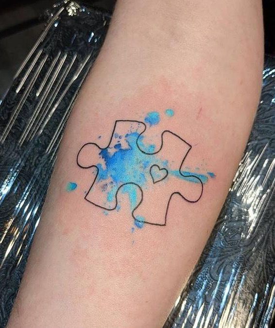 30 Pretty Puzzle Tattoos to Inspire You