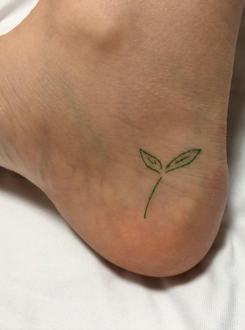 30 Pretty Seed Sprout Tattoos Bring You Good Luck