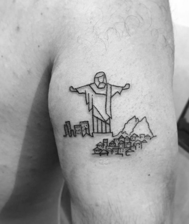 30 Pretty Skyline Tattoos to Inspire You