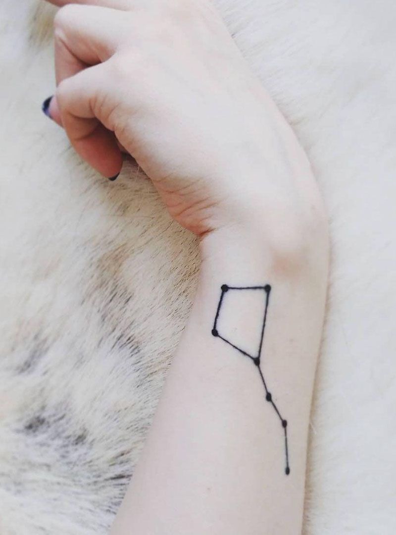 30 Pretty Big Dipper Tattoos Bring You Good Luck