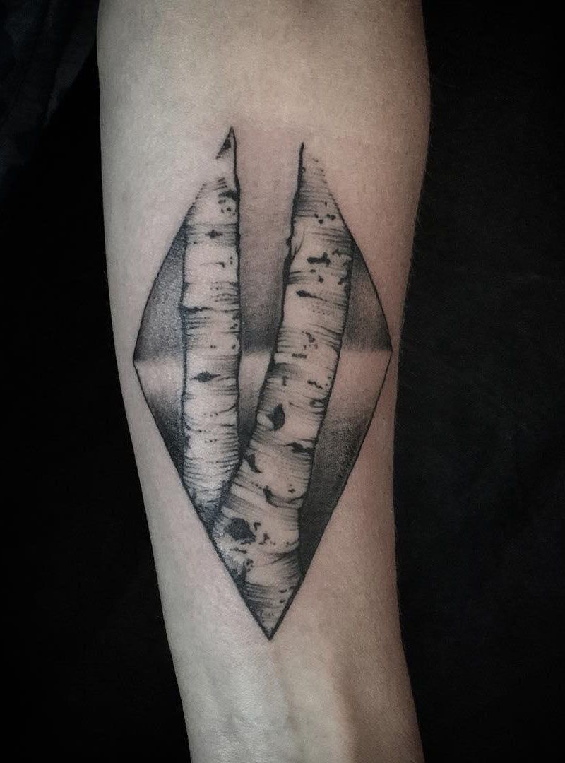 30 Pretty Birch Tree Tattoos Make You Attractive