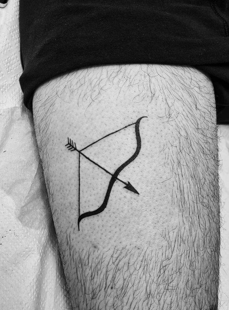 30 Pretty Bow and Arrow Tattoos Bring You Good Luck