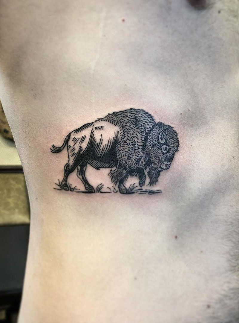 30 Pretty Buffalo Tattoos Make You Brave