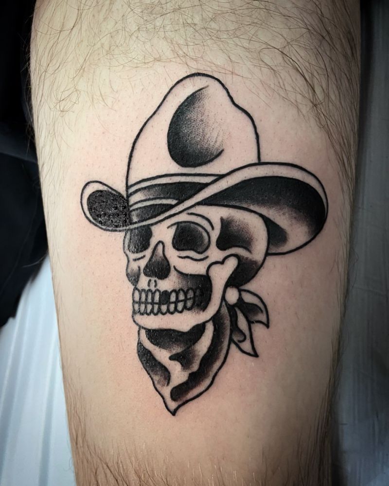 30 Pretty Cowboy Tattoos You Want to Try