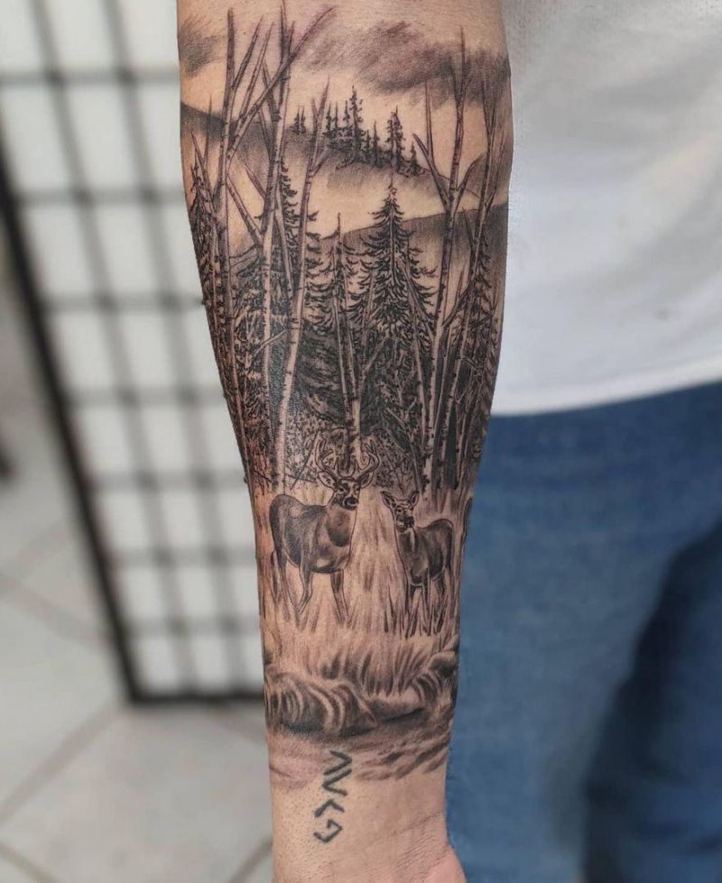 30 Pretty Hunting Tattoos to Inspire You