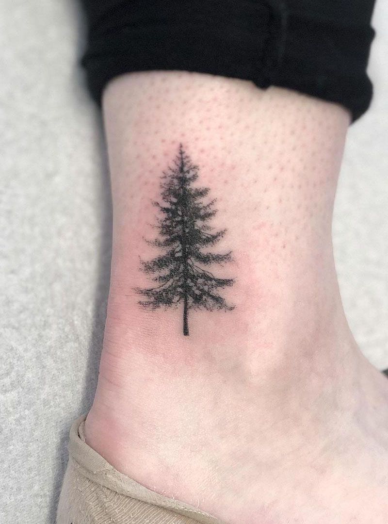 30 Pretty Pine Tree Tattoos You Will Love