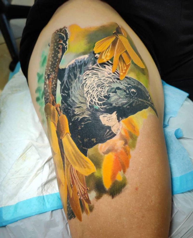 30 Pretty Tui Tattoos You Will Love