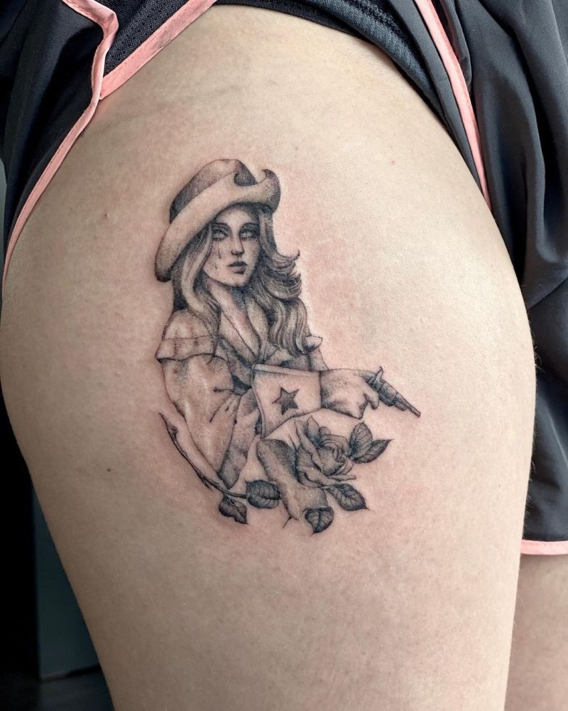 30 Pretty Cowgirl Tattoos You Must Try