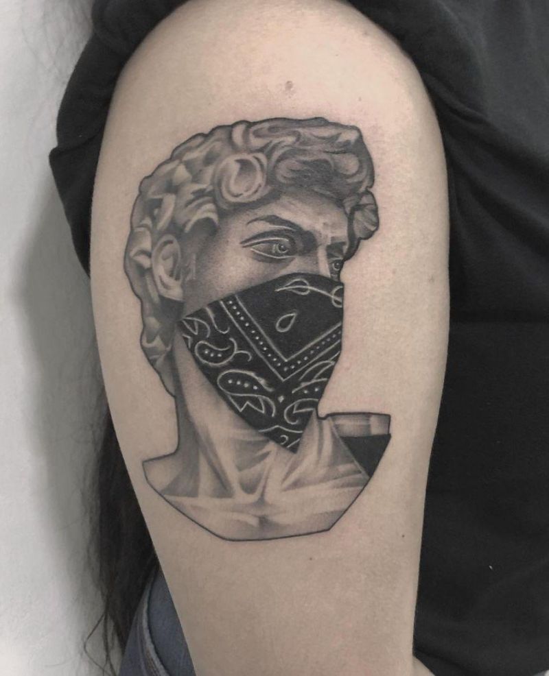 30 Pretty David Tattoos to Inspire You