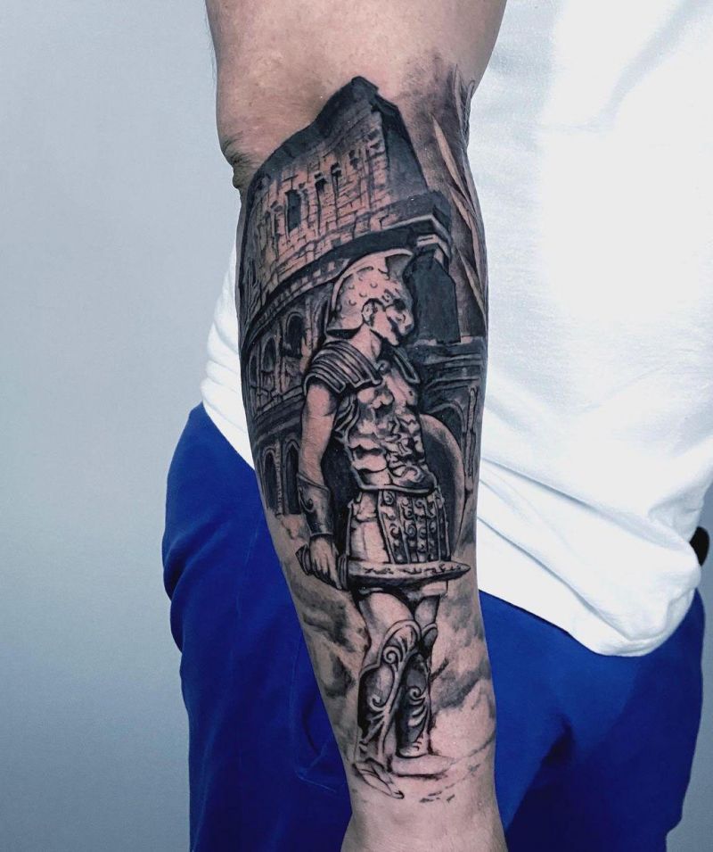 30 Gladiator Tattoos Make You Brave