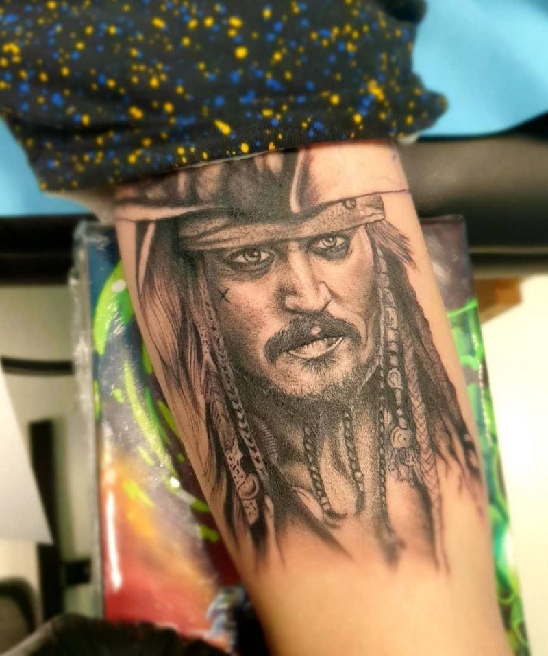 30 Pretty Jack Sparrow Tattoos You Will Love