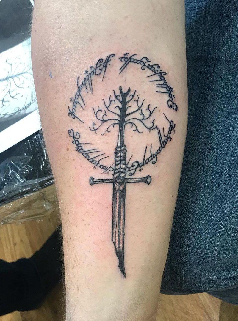 30 Lord of The Rings Tattoos You Will Love