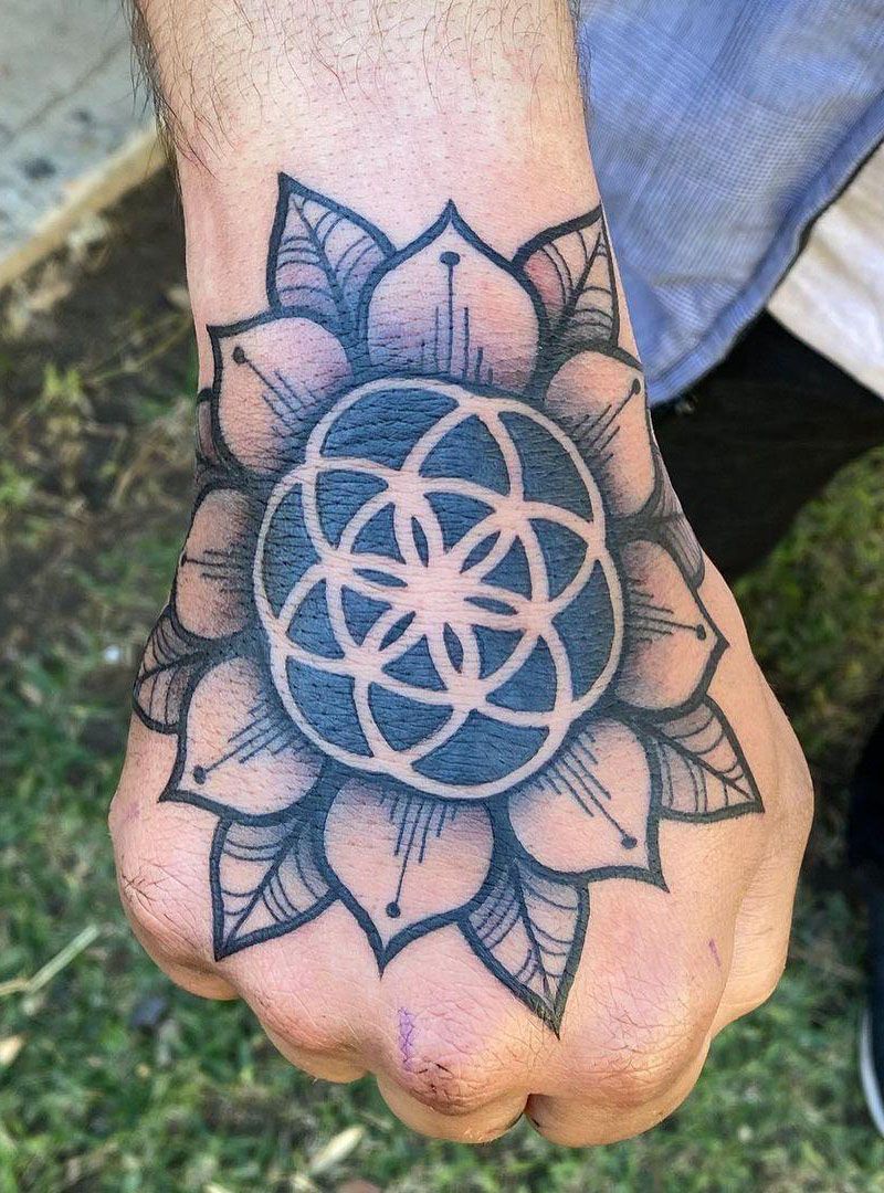 30 Pretty Seed of life Tattoos Bring You Good Luck