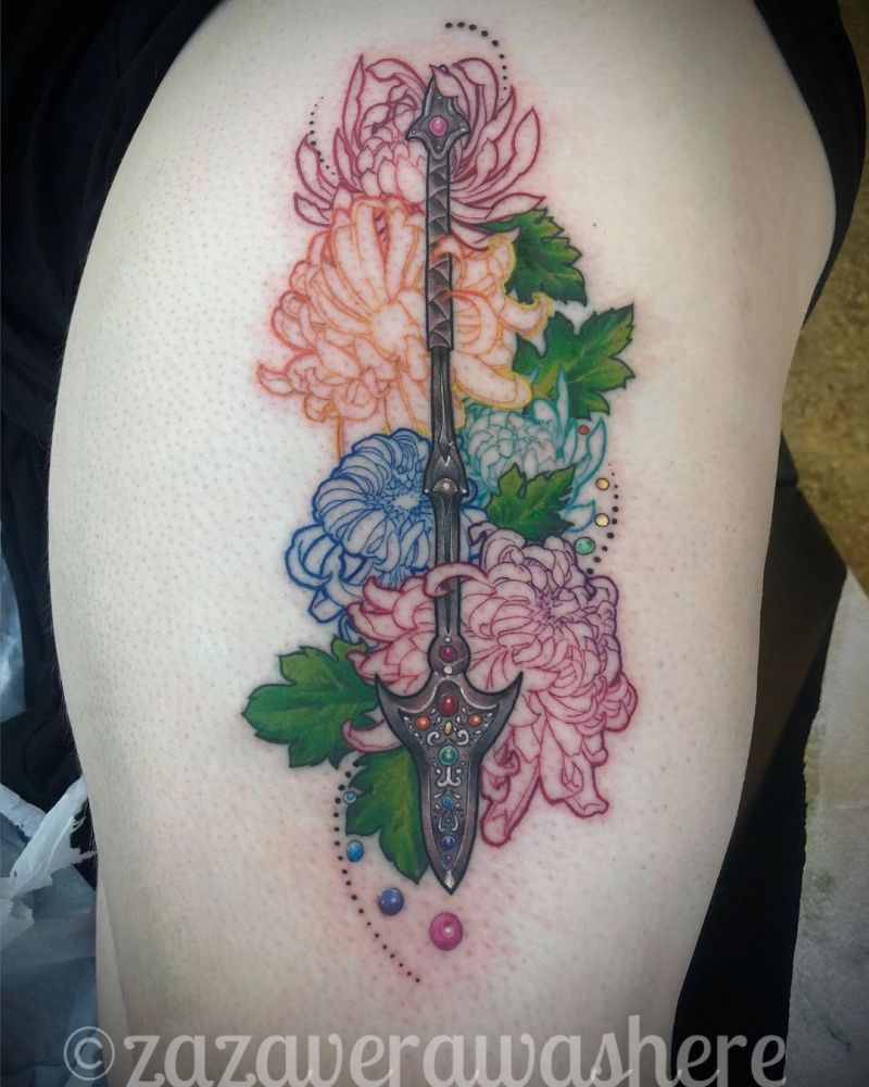 30 Pretty Spear Tattoos You Must Try