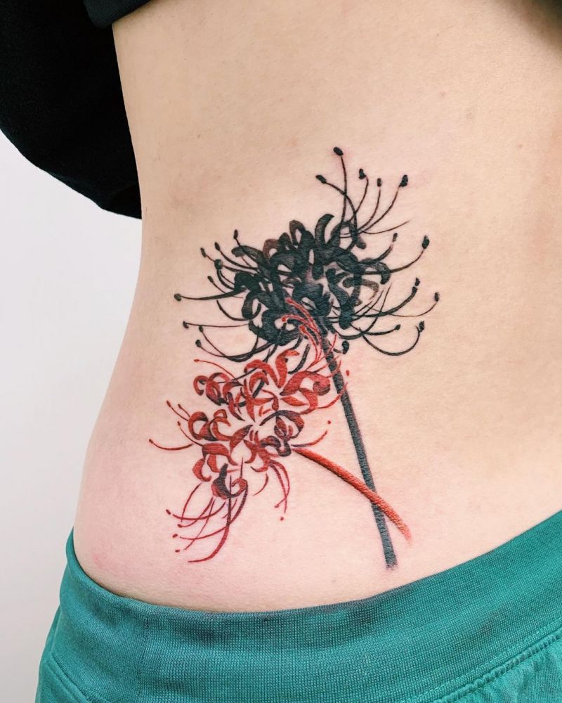 30 Pretty Spider lily Tattoos You Must Try