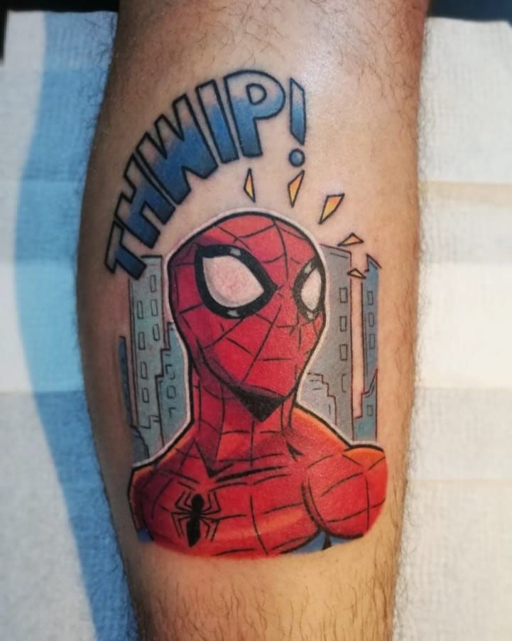 30 Pretty Spiderman Tattoos You Will Love