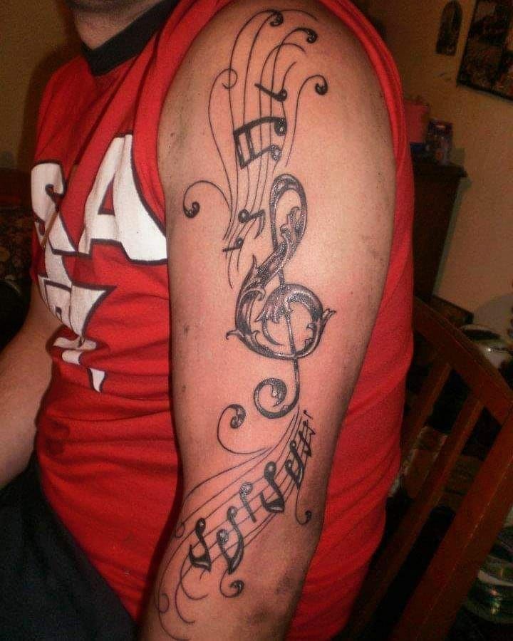 30 Perfect Treble Clef Tattoos Make You Attractive