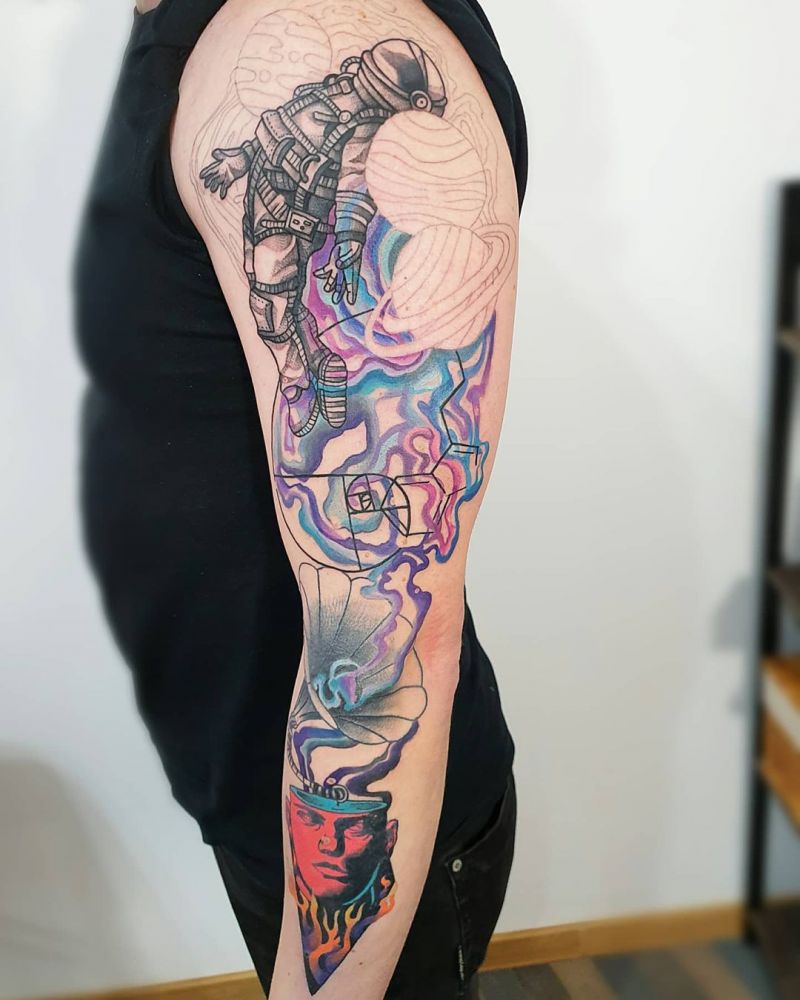 30 Pretty Trippy Tattoos Give You an Unexpected Feeling