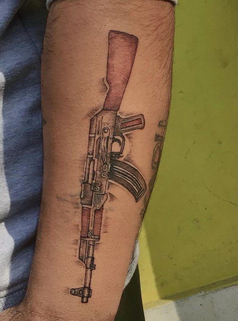 30 Perfect Ak47 Tattoos You Will Love