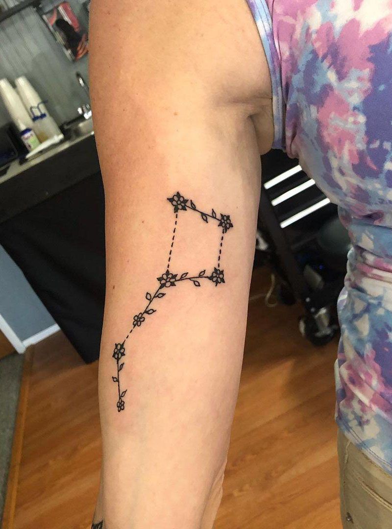 30 Pretty Big Dipper Tattoos Bring You Good Luck