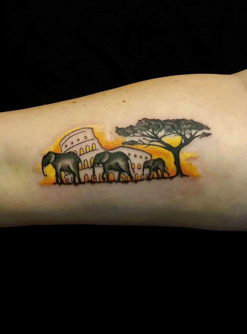 30 Pretty Colosseum Tattoos You Will Love