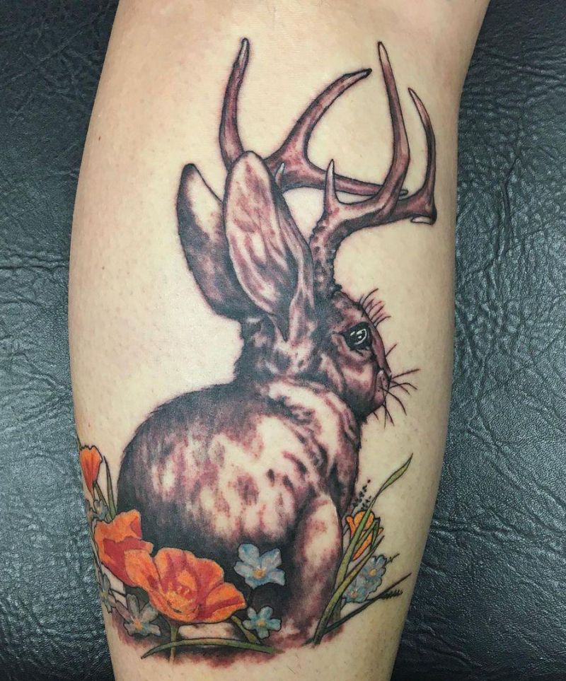 30 Pretty Jackalope Tattoos You Will Love