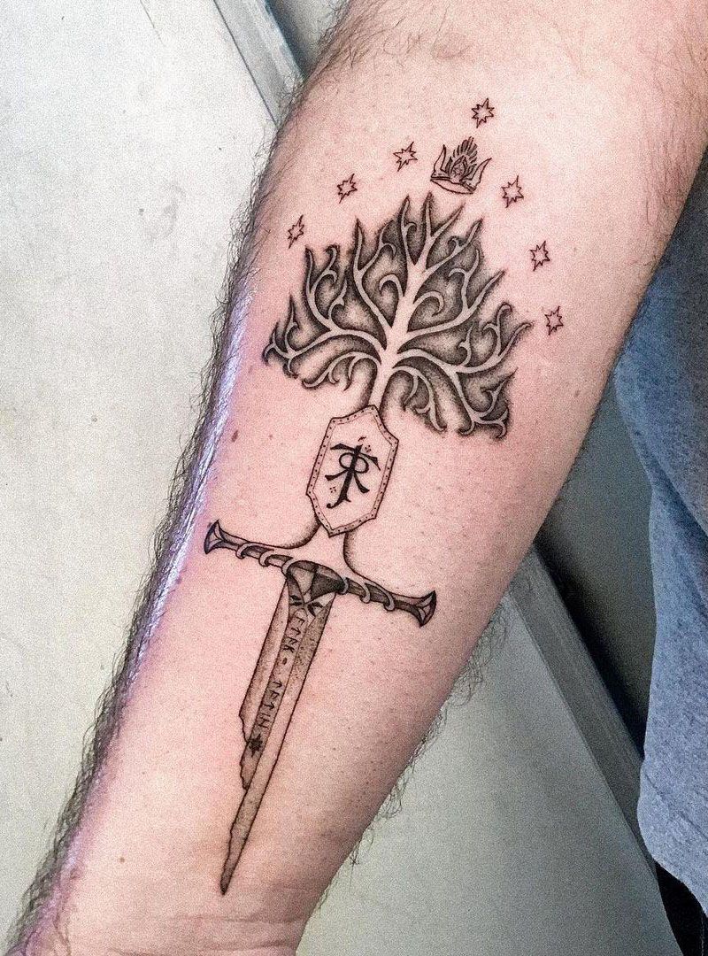 30 Lord of The Rings Tattoos You Will Love