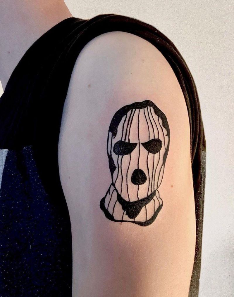 30 Pretty Ski Mask Tattoos You Will Love