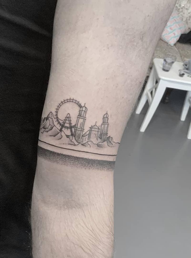 30 Pretty Skyline Tattoos to Inspire You