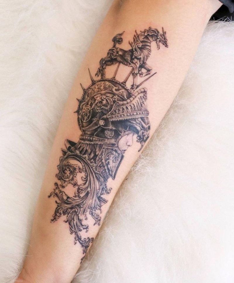 30 Pretty knight Tattoos to Inspire You