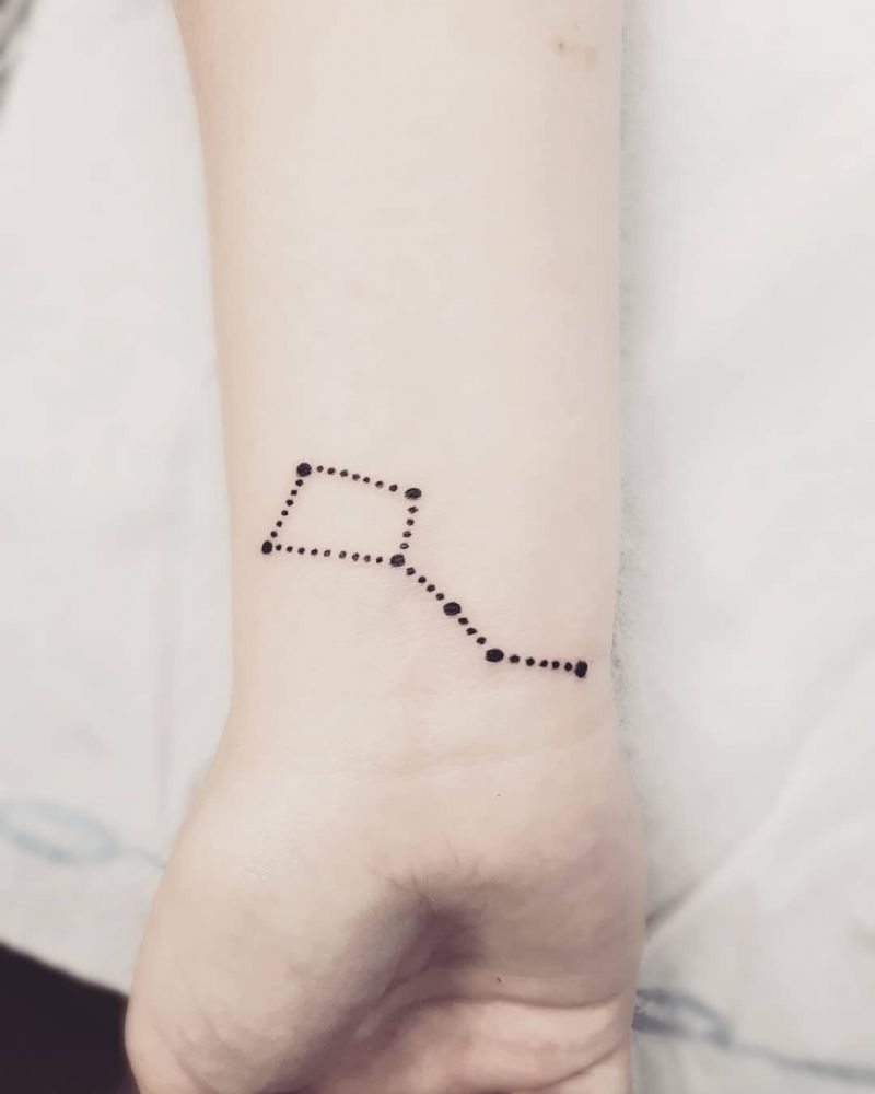 30 Pretty Big Dipper Tattoos Bring You Good Luck